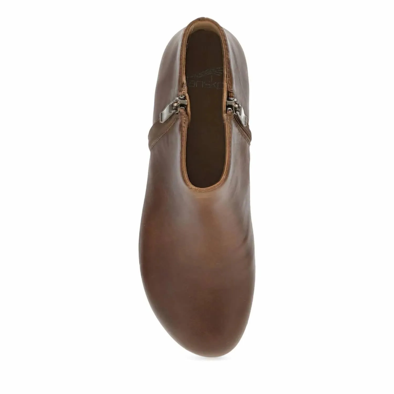 Women Lizanne Bootie Clog In Tan Oiled Leather