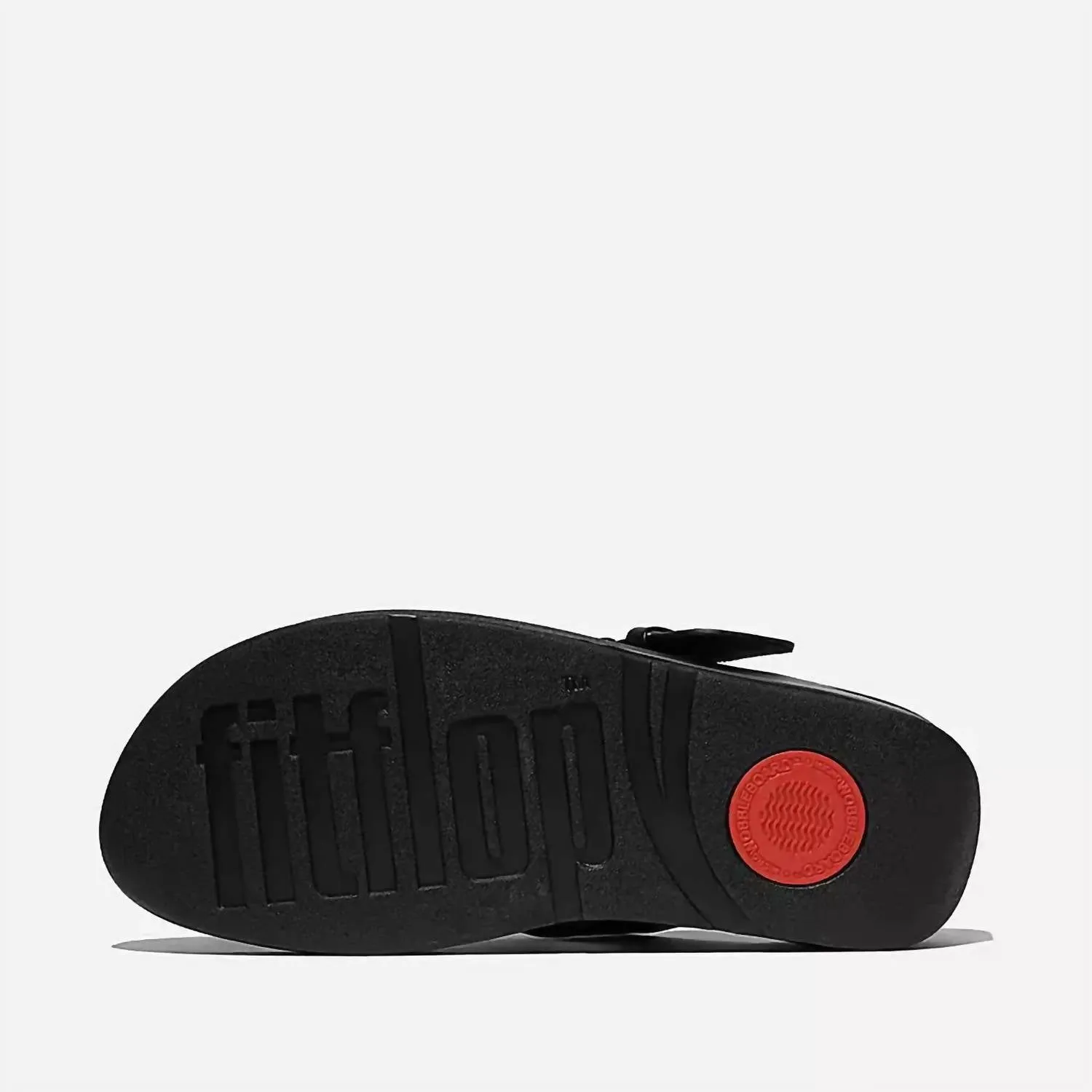 Women Lulu Resin Buckle Leather Toe Post Sandal In Black