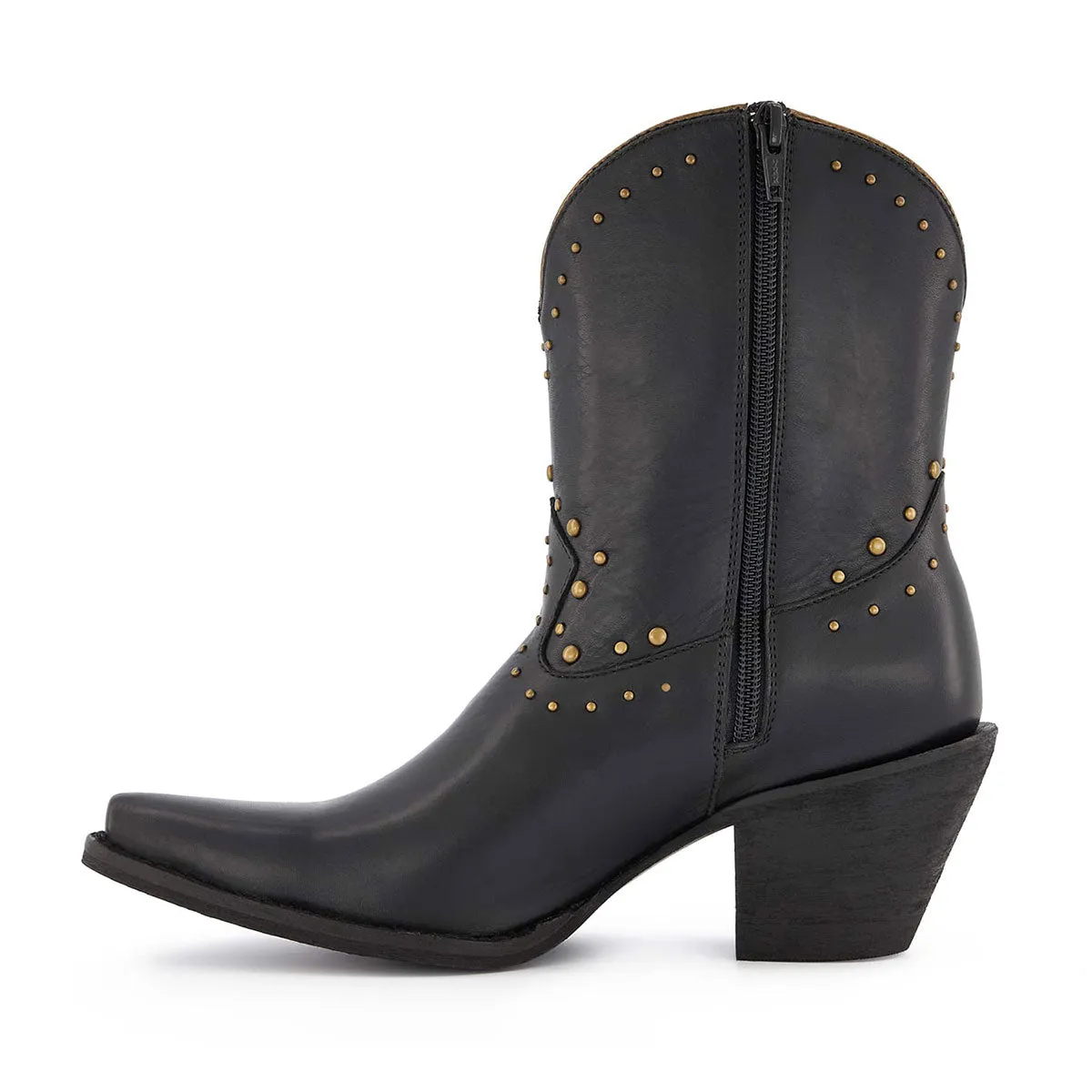 Women Premium Leather Western Short Boots By Forastero