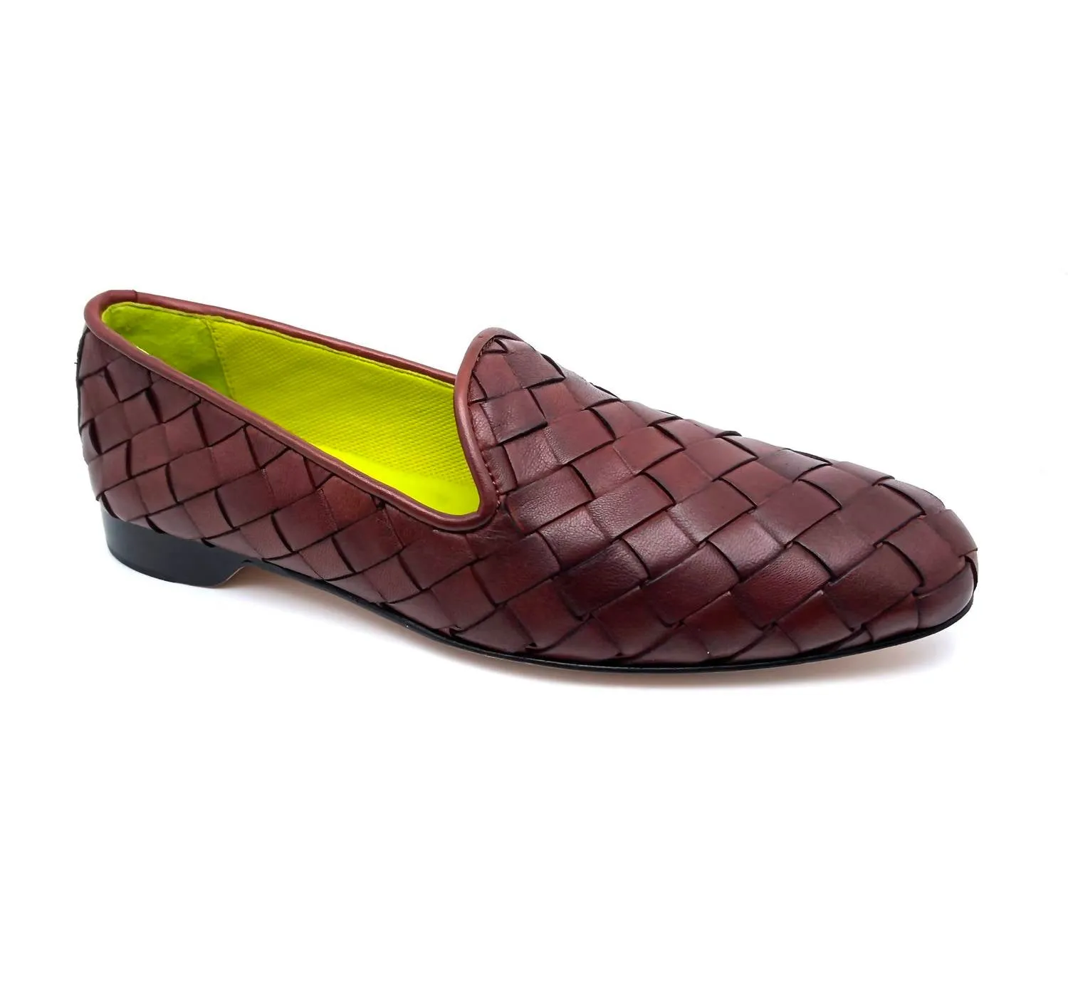 Women's Alyssa Woven Loafer In Vintage Luggage