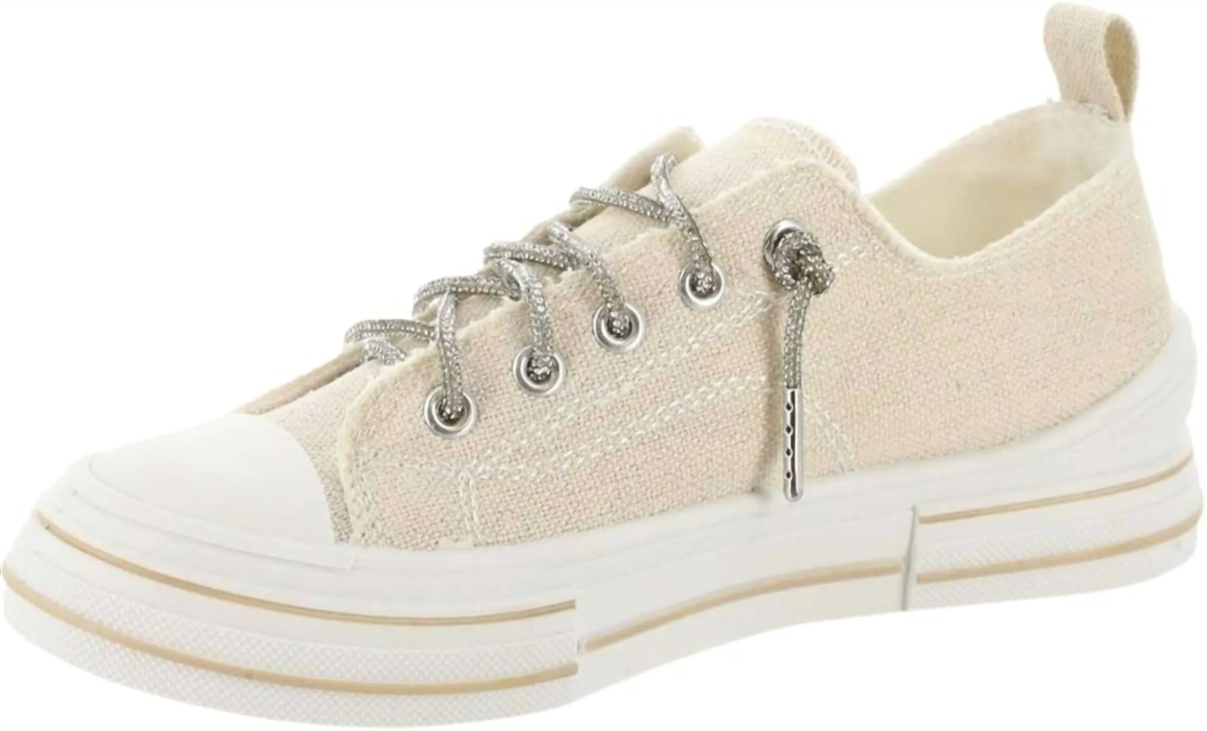 Women's Aman Sparkle Sneaker In Natural