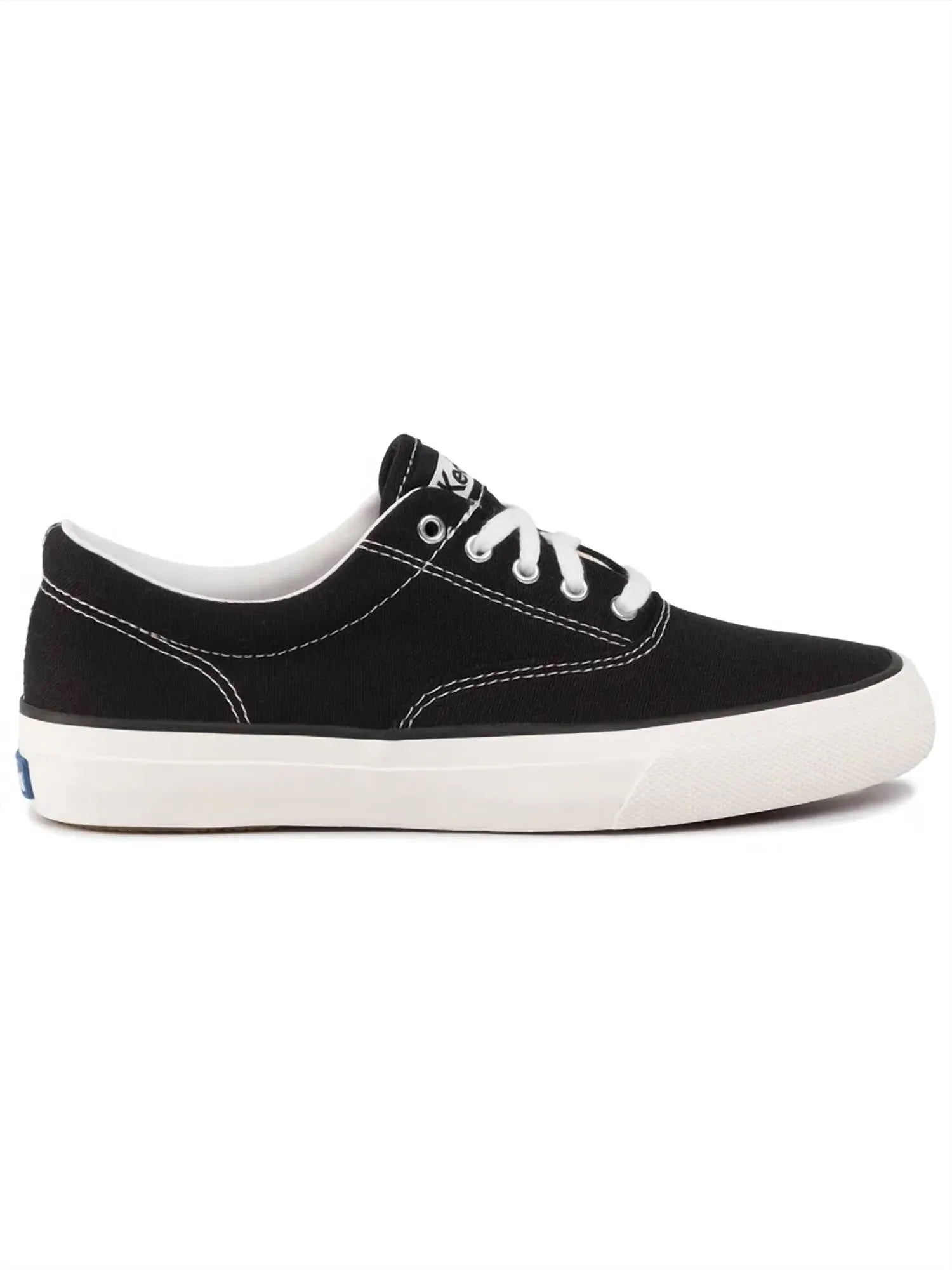 Women's Anchor Sneaker In Solid Black