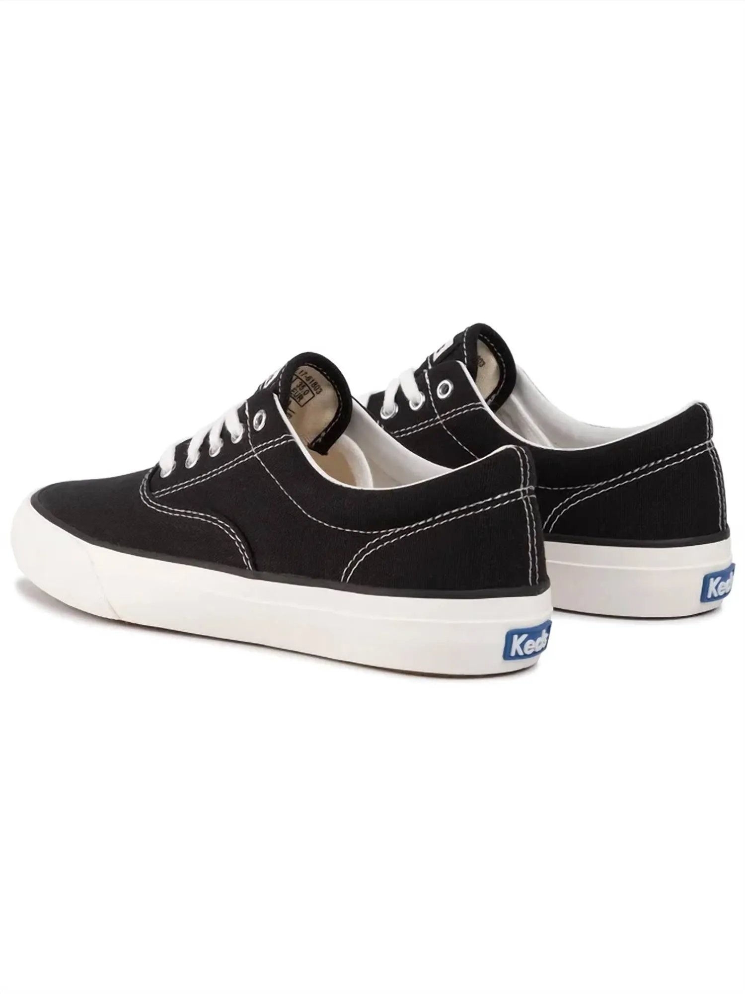 Women's Anchor Sneaker In Solid Black