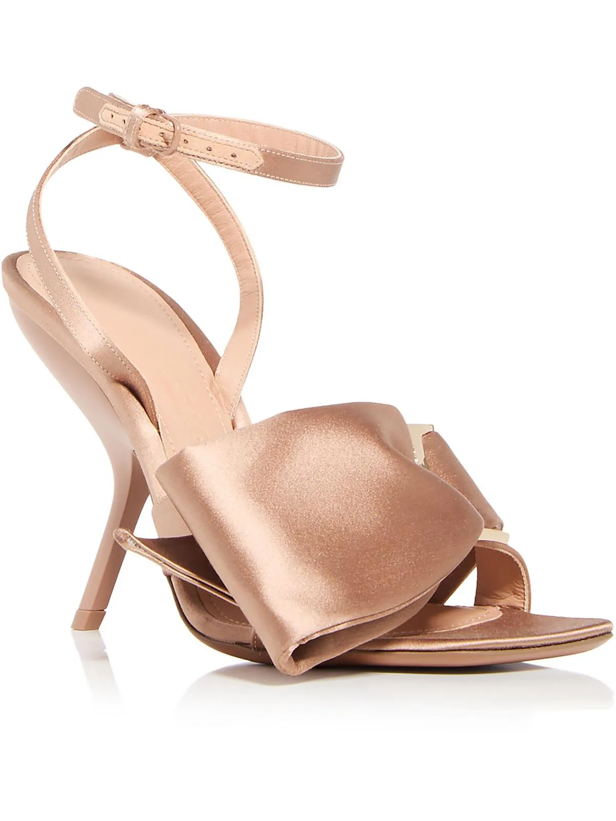Womens Ankle Strap Kitten Heel