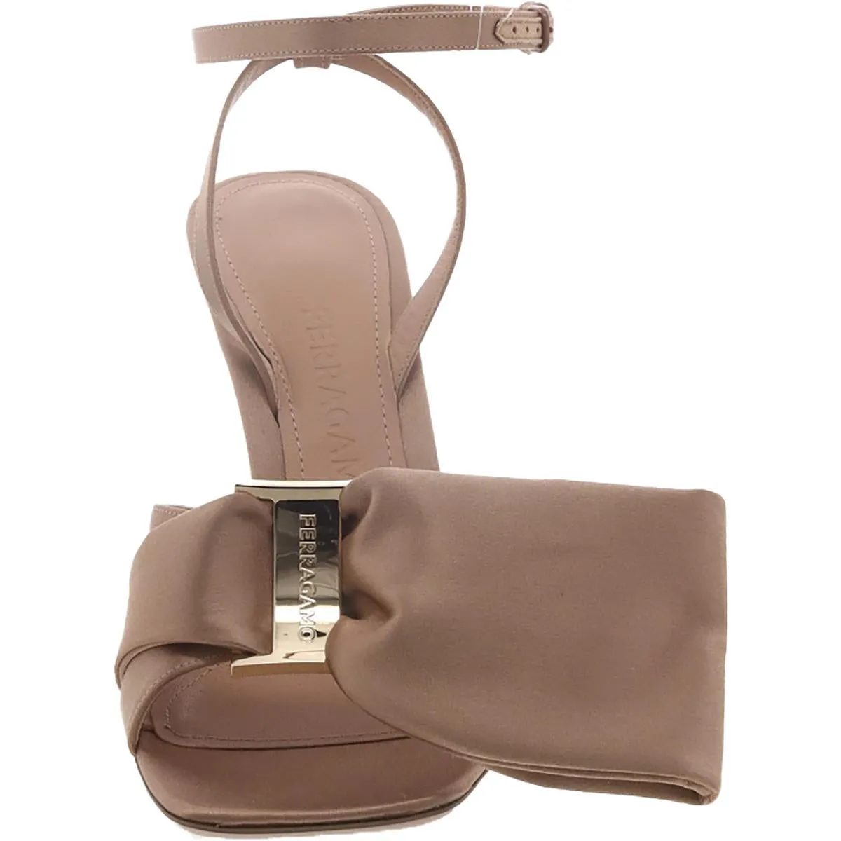 Womens Ankle Strap Kitten Heel