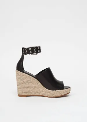 Women's Anteros Espadrille Wedge In Black