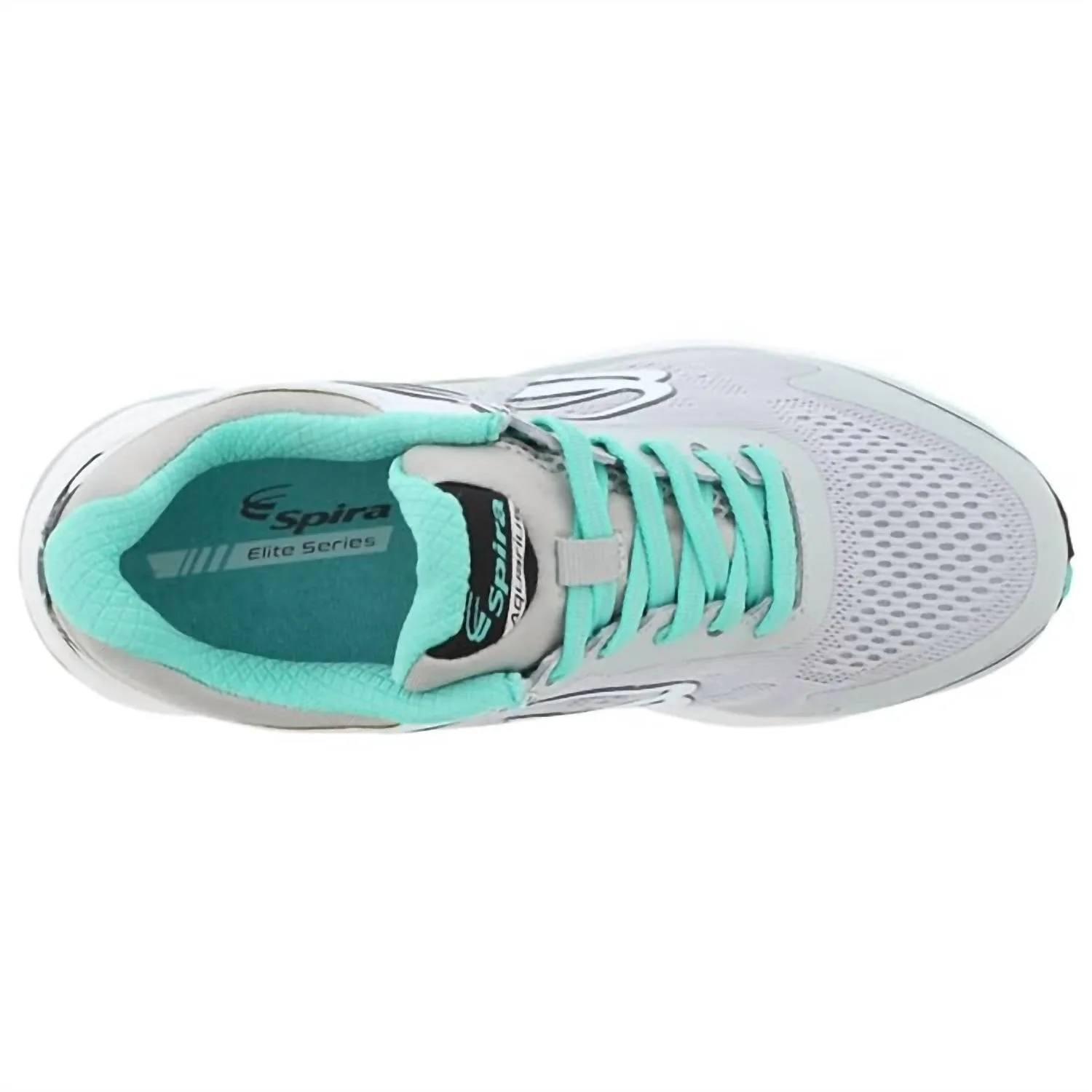 Women's Aquarius Running Shoes - Medium Width In White,charcoal,green