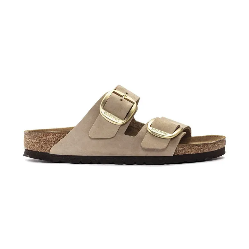 Women's Arizona Big Buckle Narrow Sandcastle Nubuck