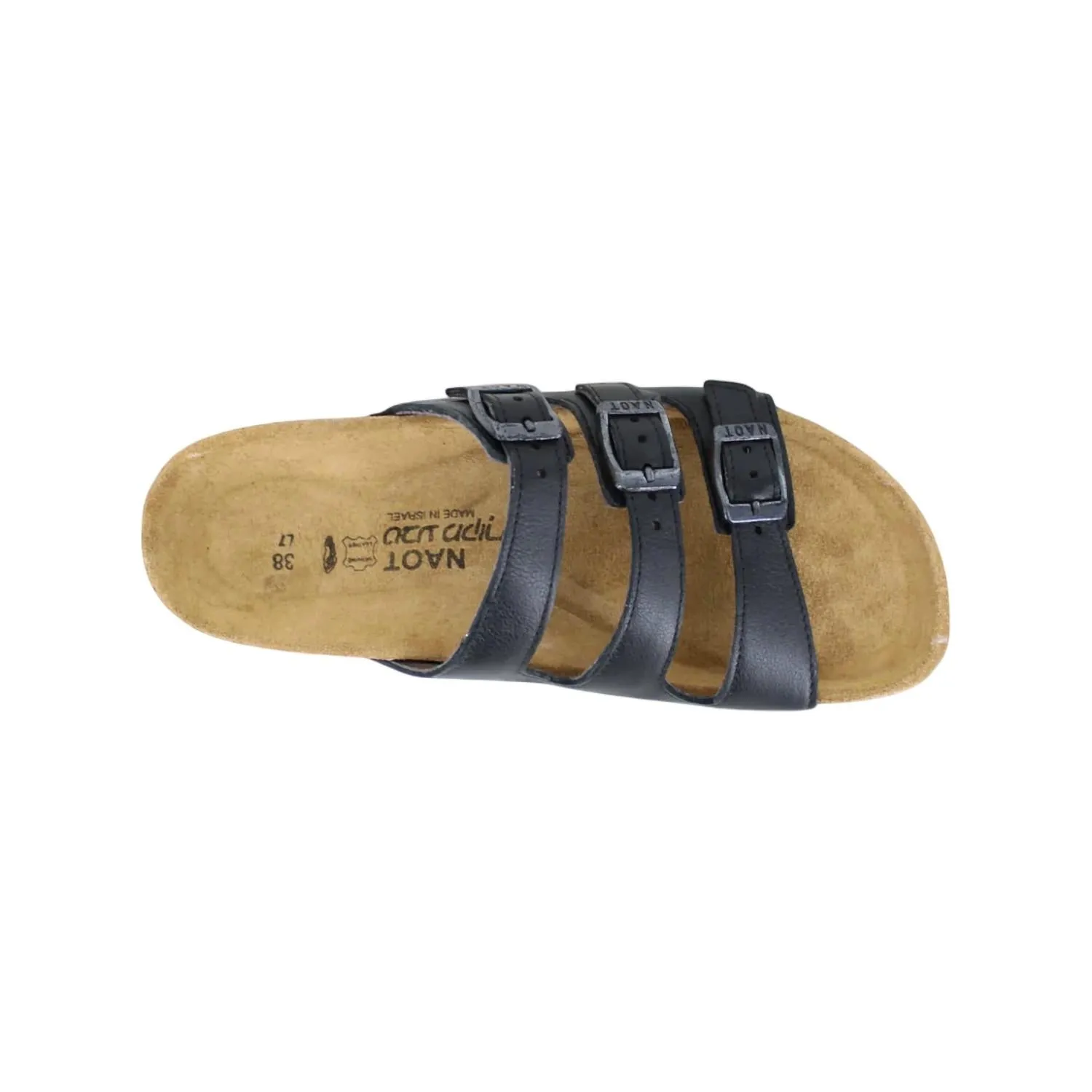 Women's Austin Sandal In Solt Black Leather