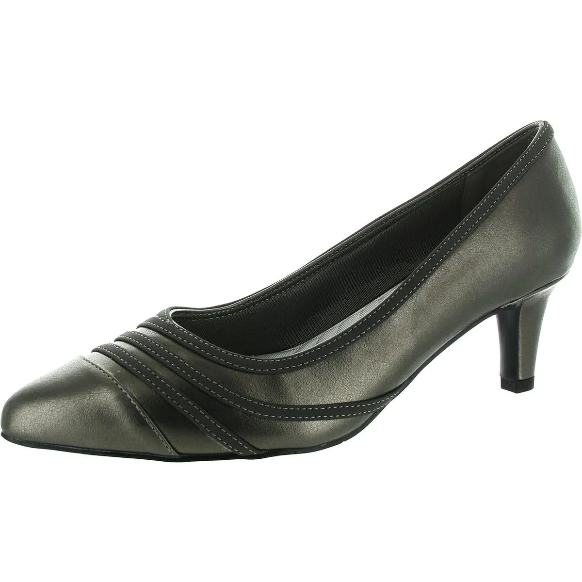 Womens Banded Man Made Pumps