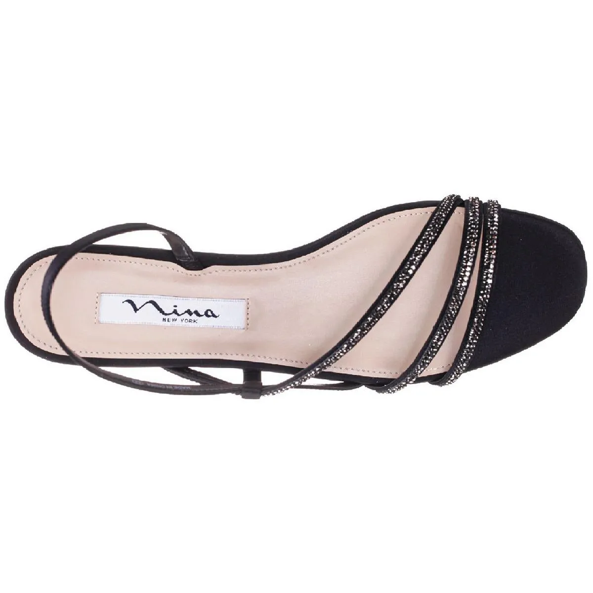 Womens Block Heel Man Made Ankle Strap