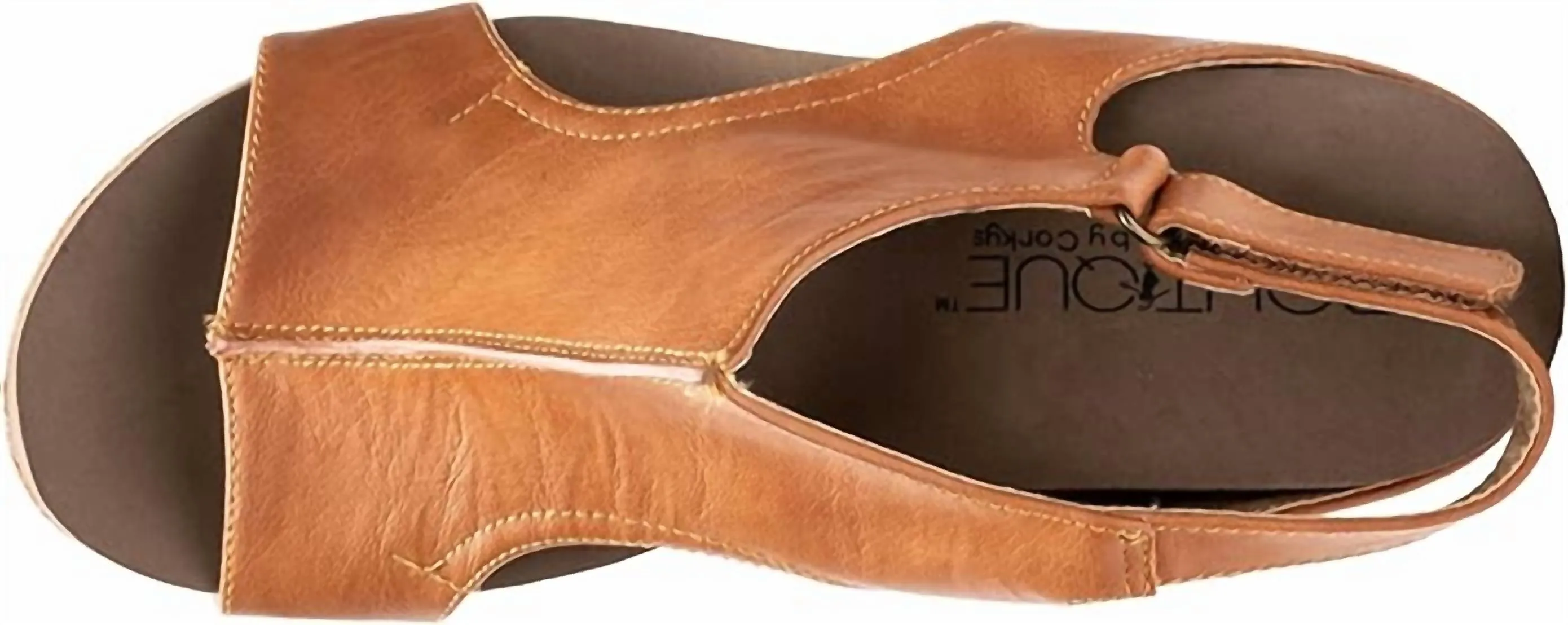 Women's Carley Wedge In Cognac Smooth
