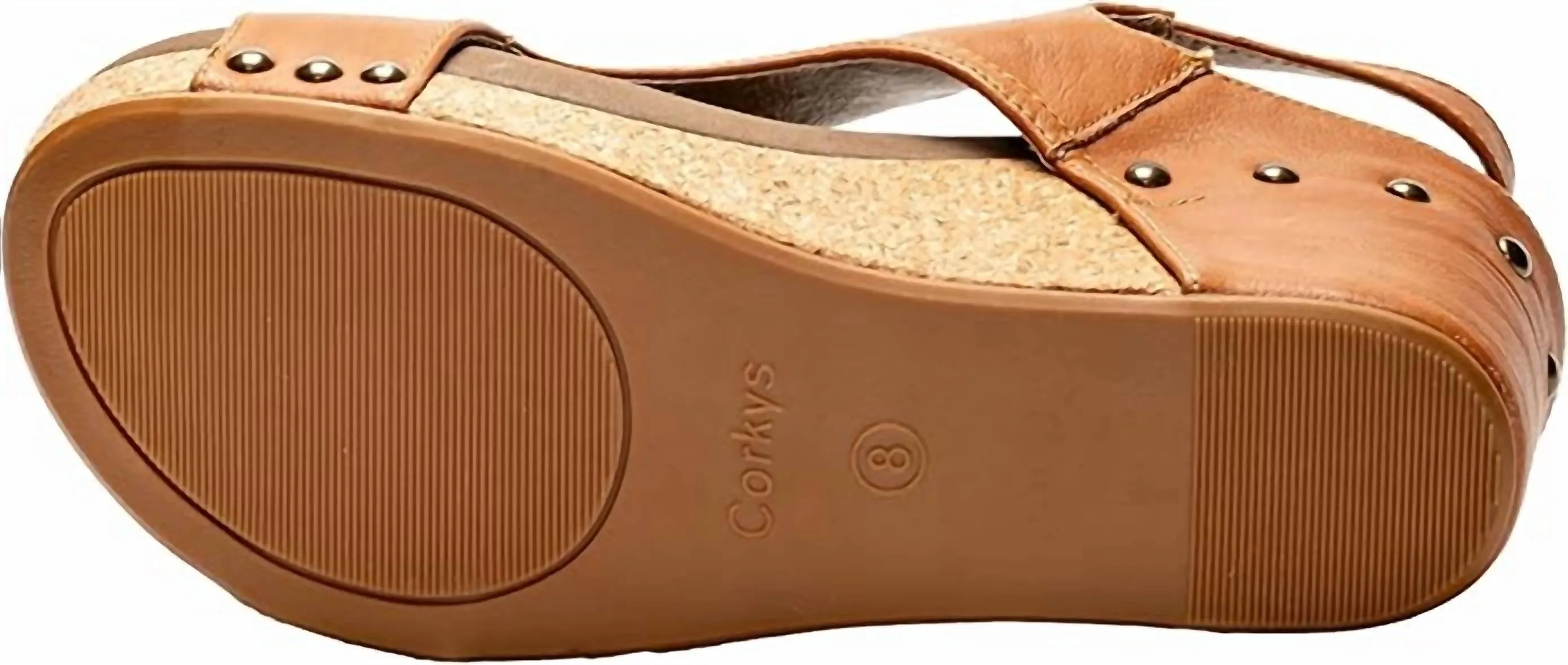 Women's Carley Wedge In Cognac Smooth