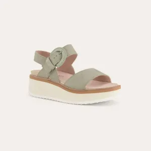 Women's Crepe Sandals In Sage Nubuck