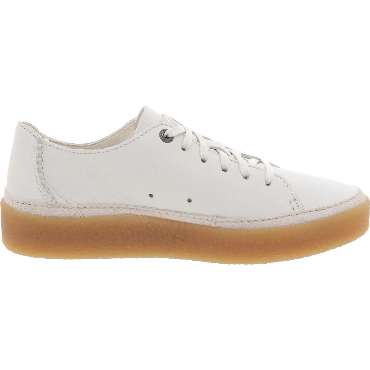 Womens Cushioned Footbed Leather Casual And Fashion Sneakers