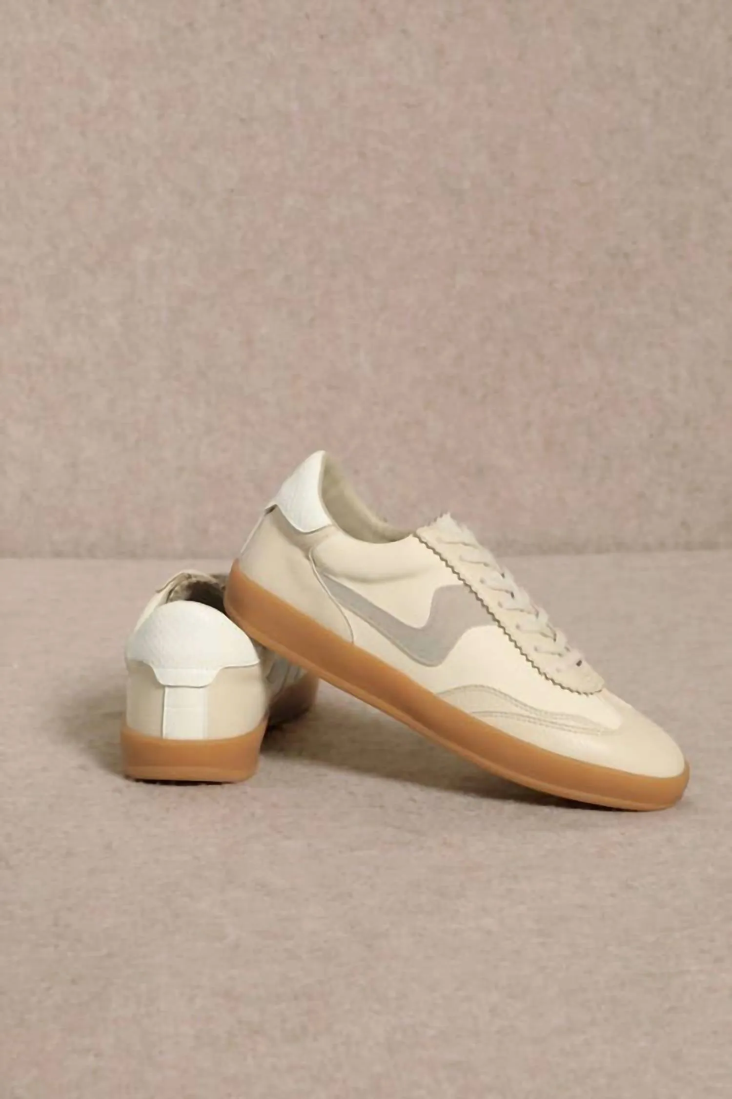 Women's Destiny Lace Up Sneakers In Beige