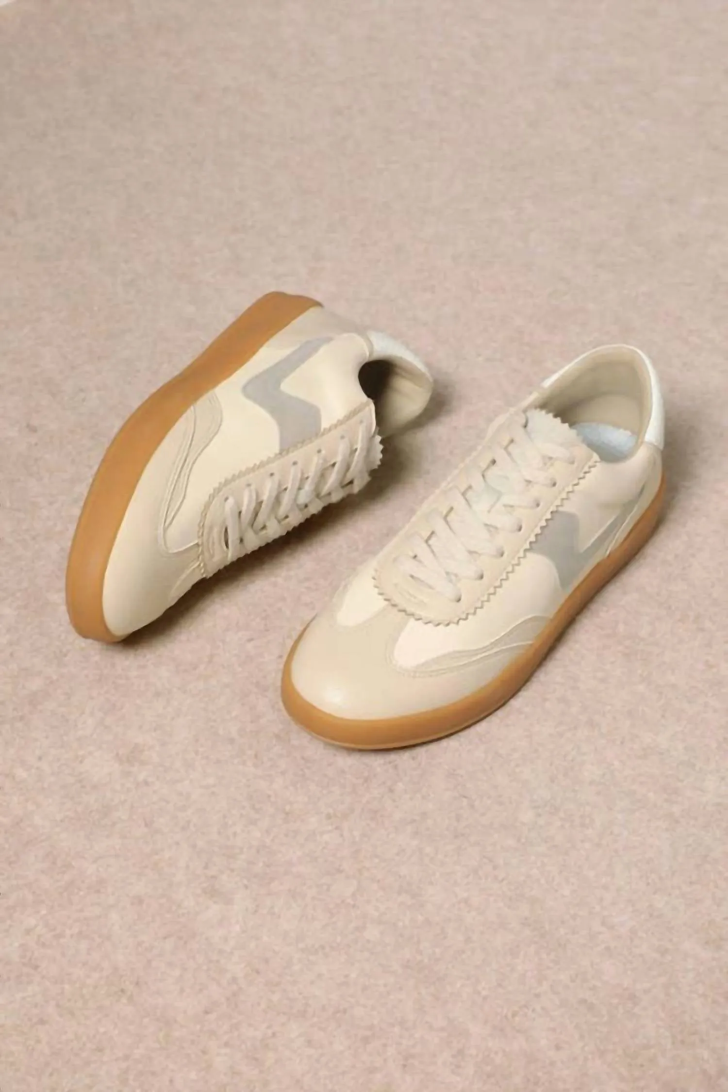 Women's Destiny Lace Up Sneakers In Beige