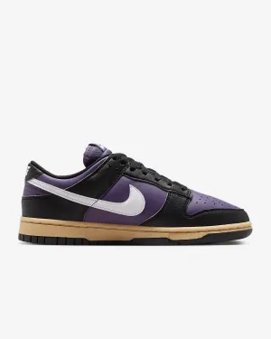 Women's Dunk Low Next Nature Shoes In Dark Raisin/black/sesame/white