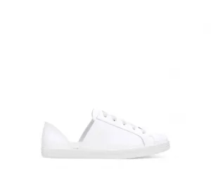 Women's Eda D'orsay Sneaker In White Calf