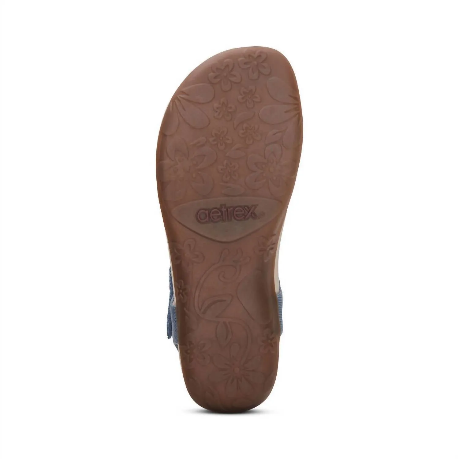 Women's Ellie Toe Post Walking Sandal In Blue