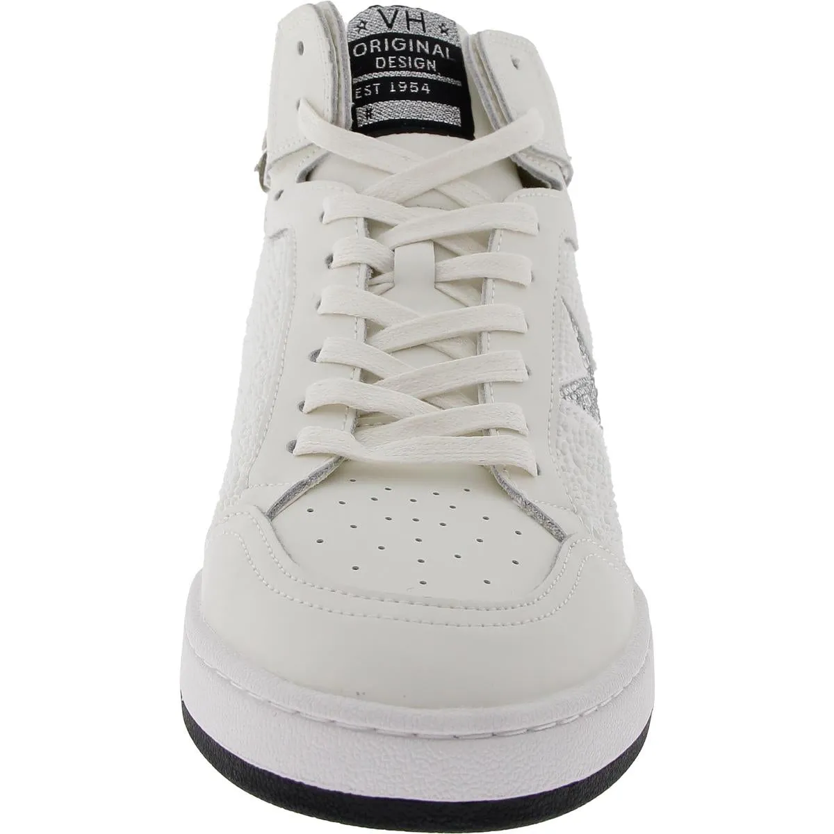 Womens Embellished Leather Casual And Fashion Sneakers