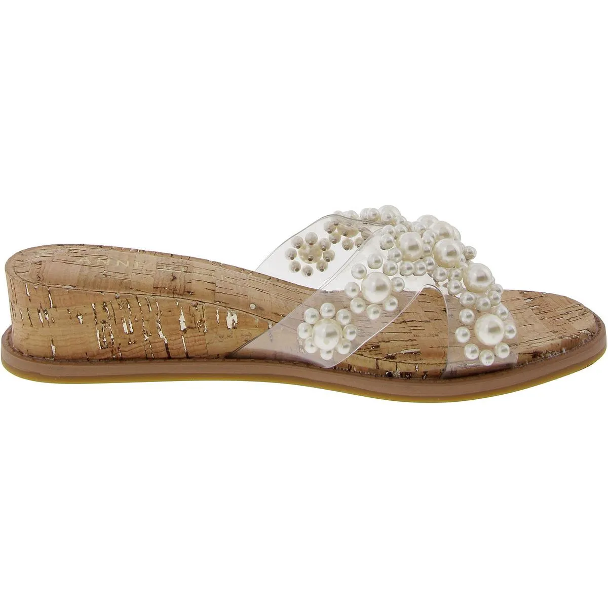Womens Embellished Manmade Slide