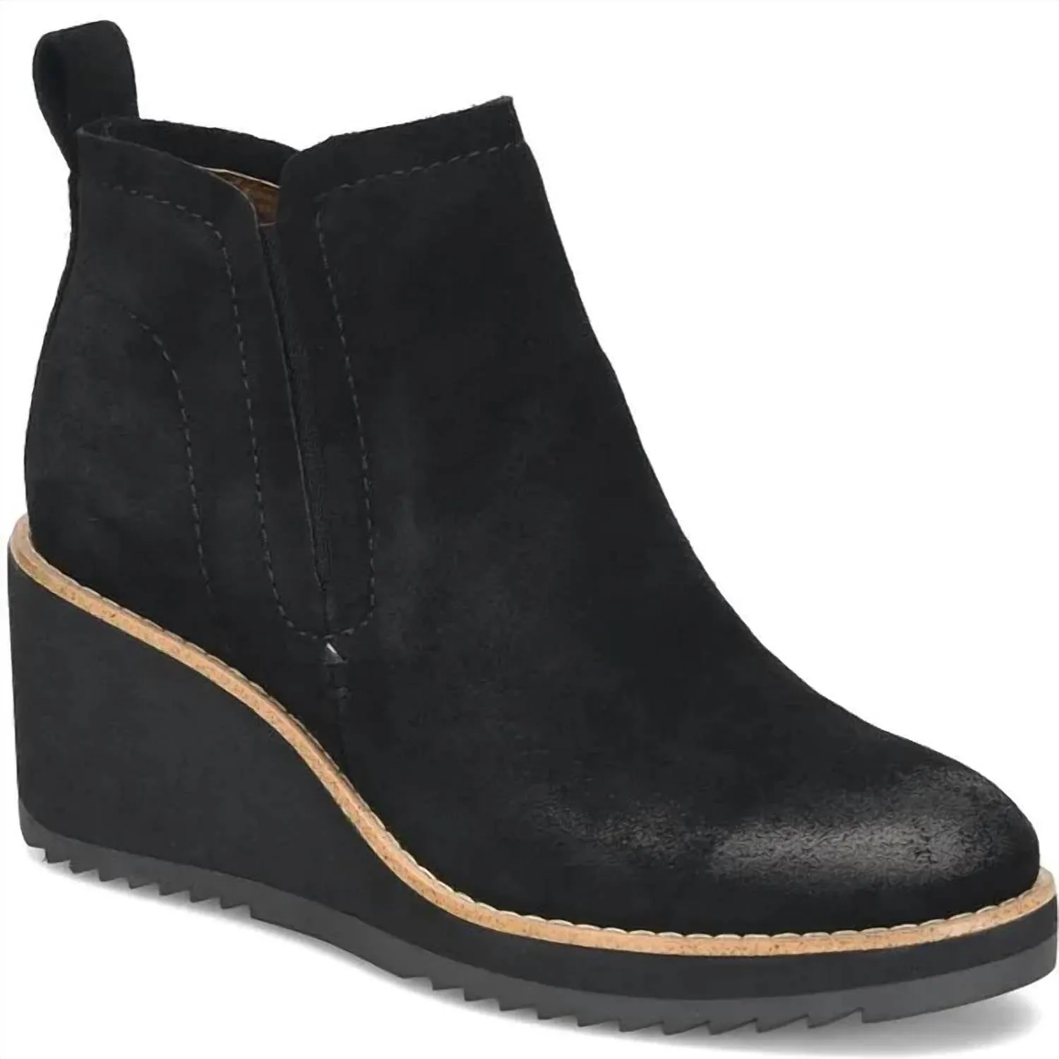 Women's Emeree Wedge Bootie In Black