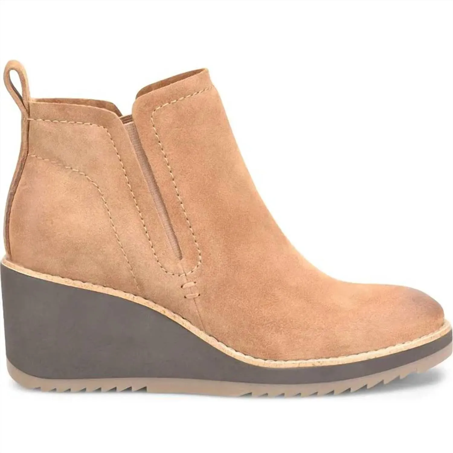 Women's Emeree Wedge Bootie In Saddle