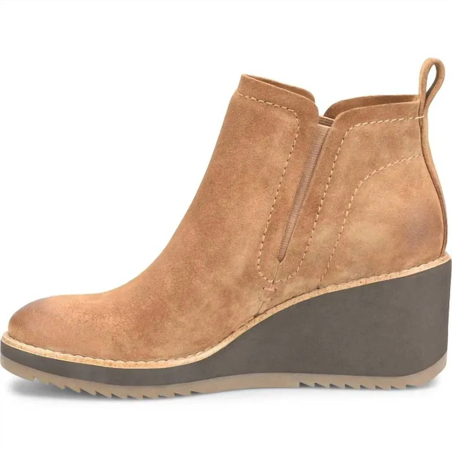 Women's Emeree Wedge Bootie In Saddle