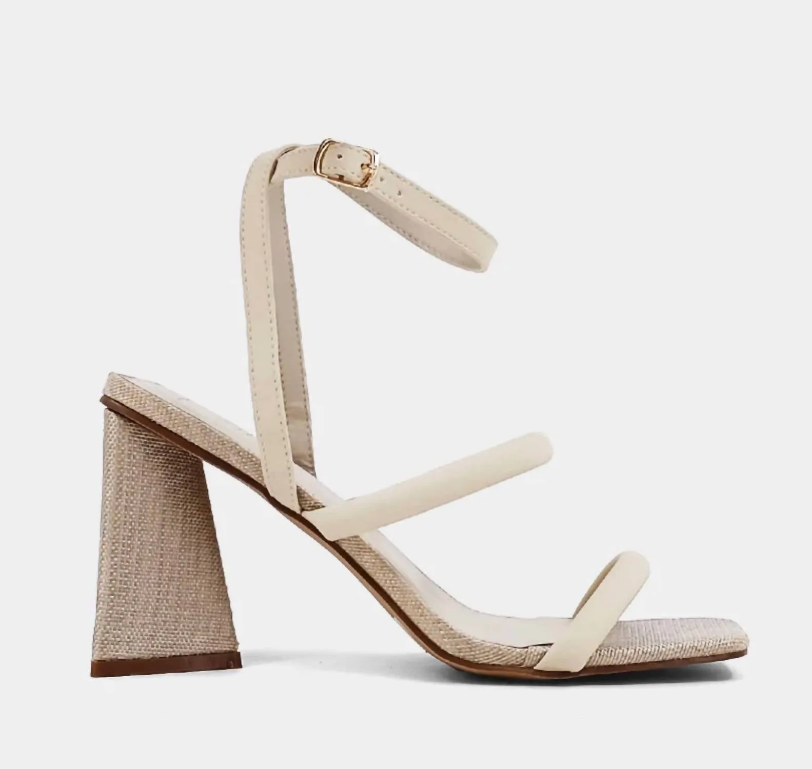 Women's Evangeline Woven Heel In Bone