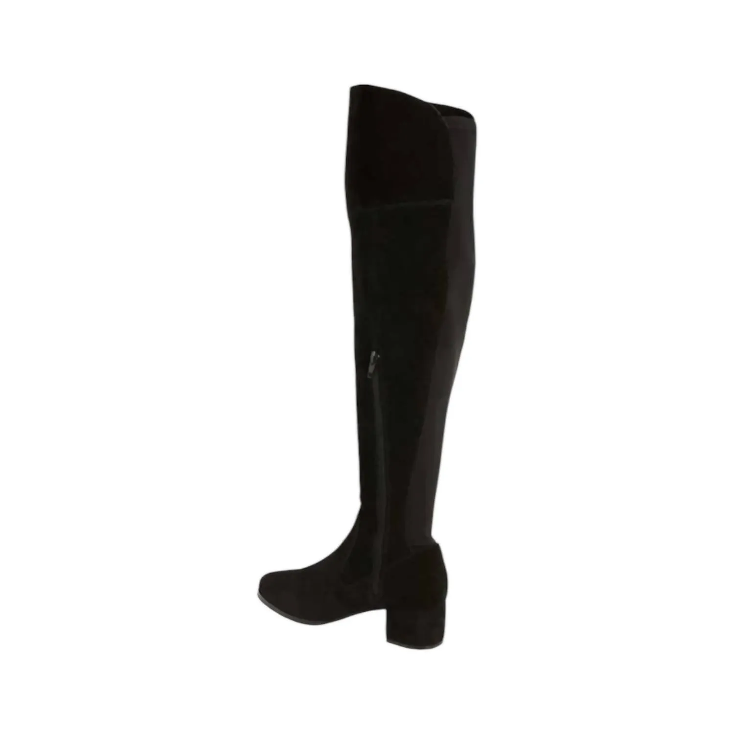 Women's Fame Boot In Split Suede Black
