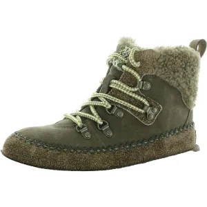 Womens Faux Fur Lined Hiking Boots