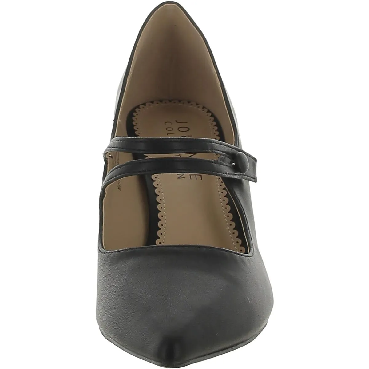 Womens Faux leather Slip On Pumps