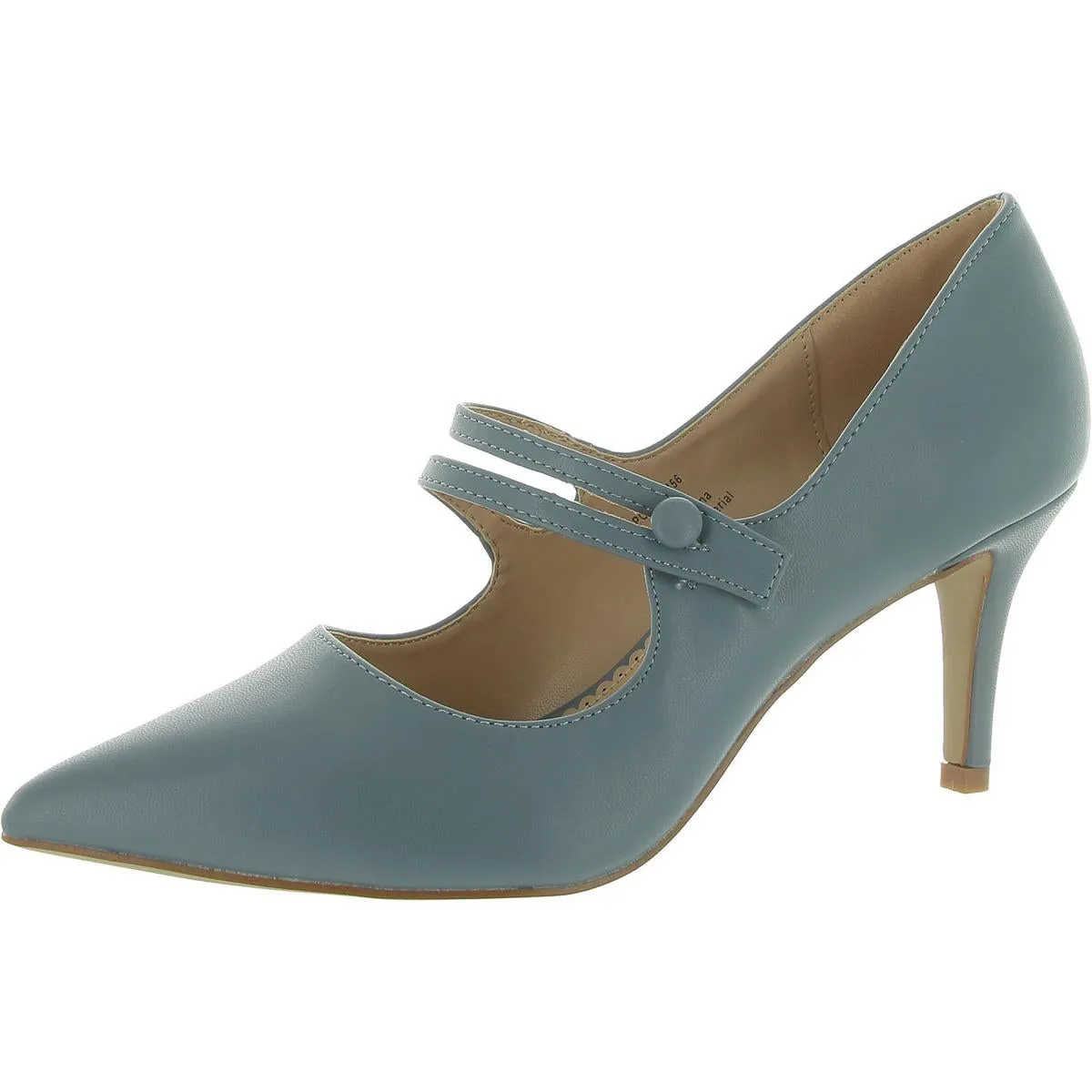 Womens Faux leather Slip On Pumps