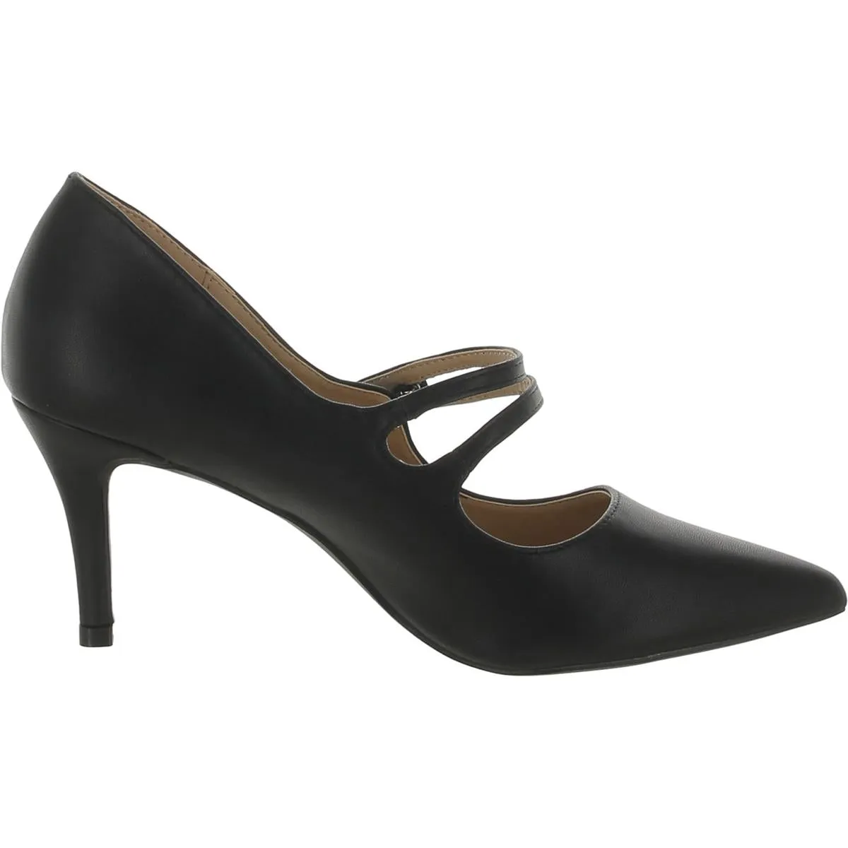 Womens Faux leather Slip On Pumps