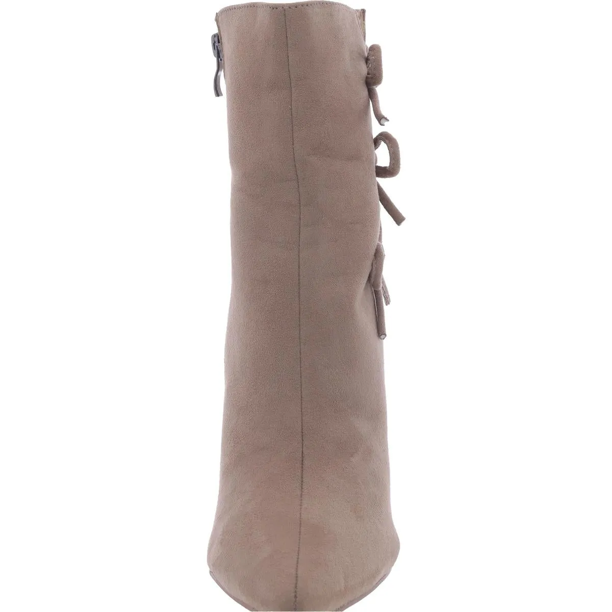 Womens Faux Leather Stiletto Ankle Boots