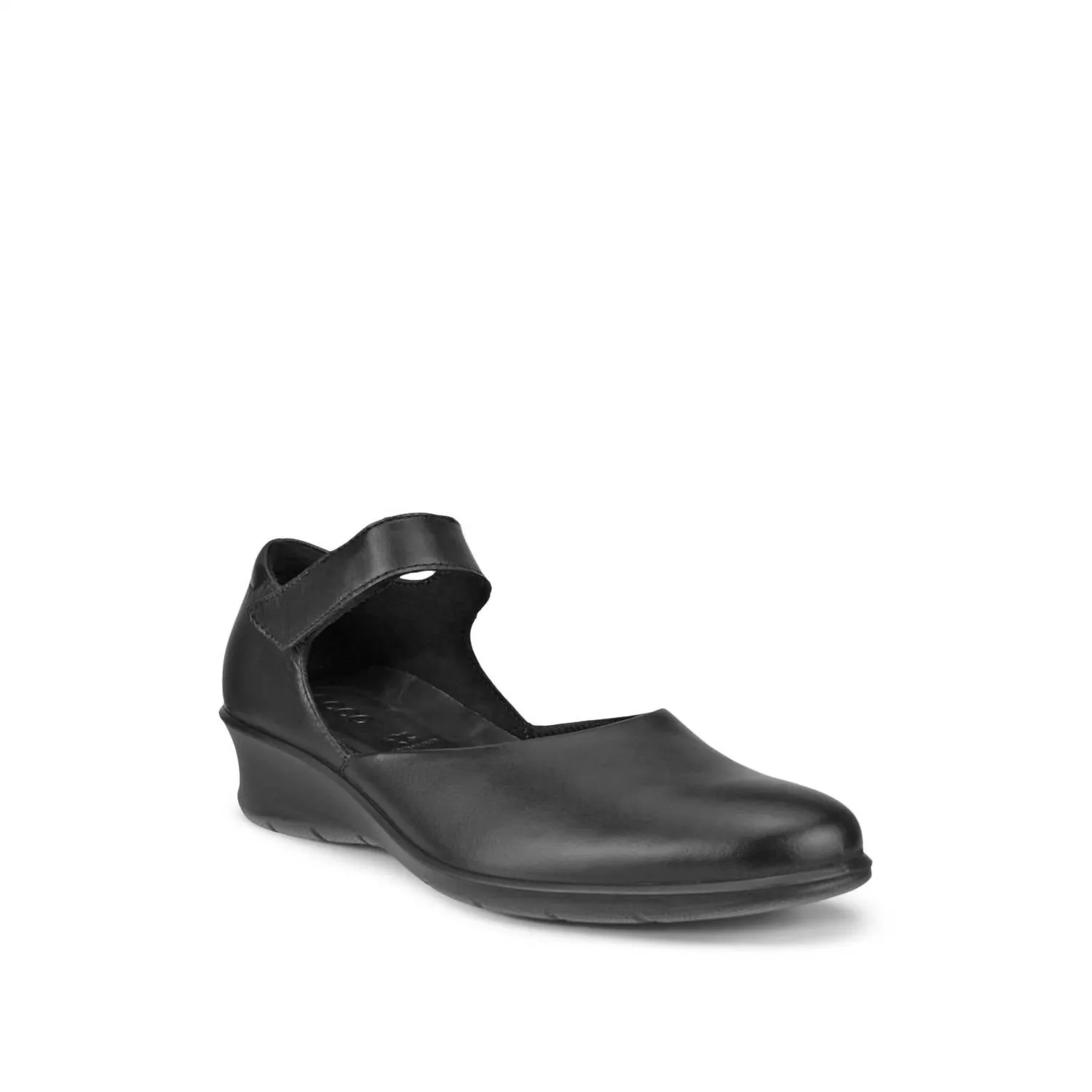 Women's Felicia Mary Jane Low Wedge In Black