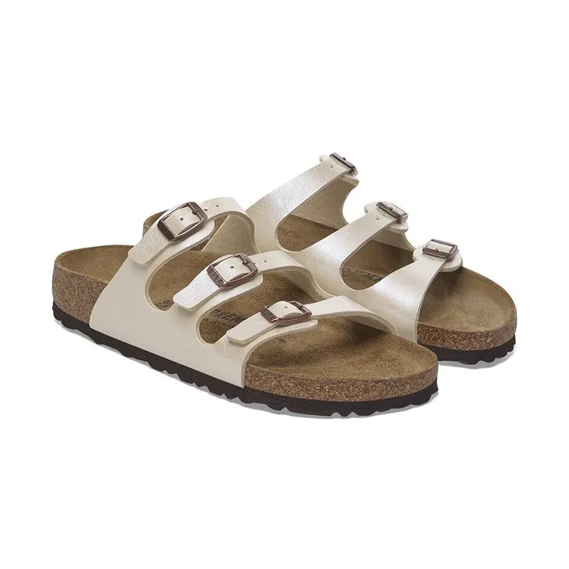 Women's Florida Graceful Pearl White Birko-Flor