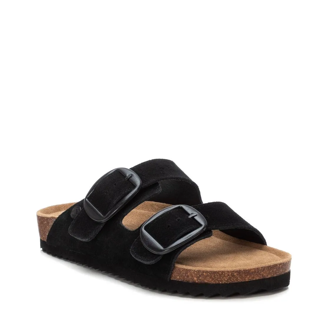 Women's Footbed Sandals with two buckles Refresh By Xti