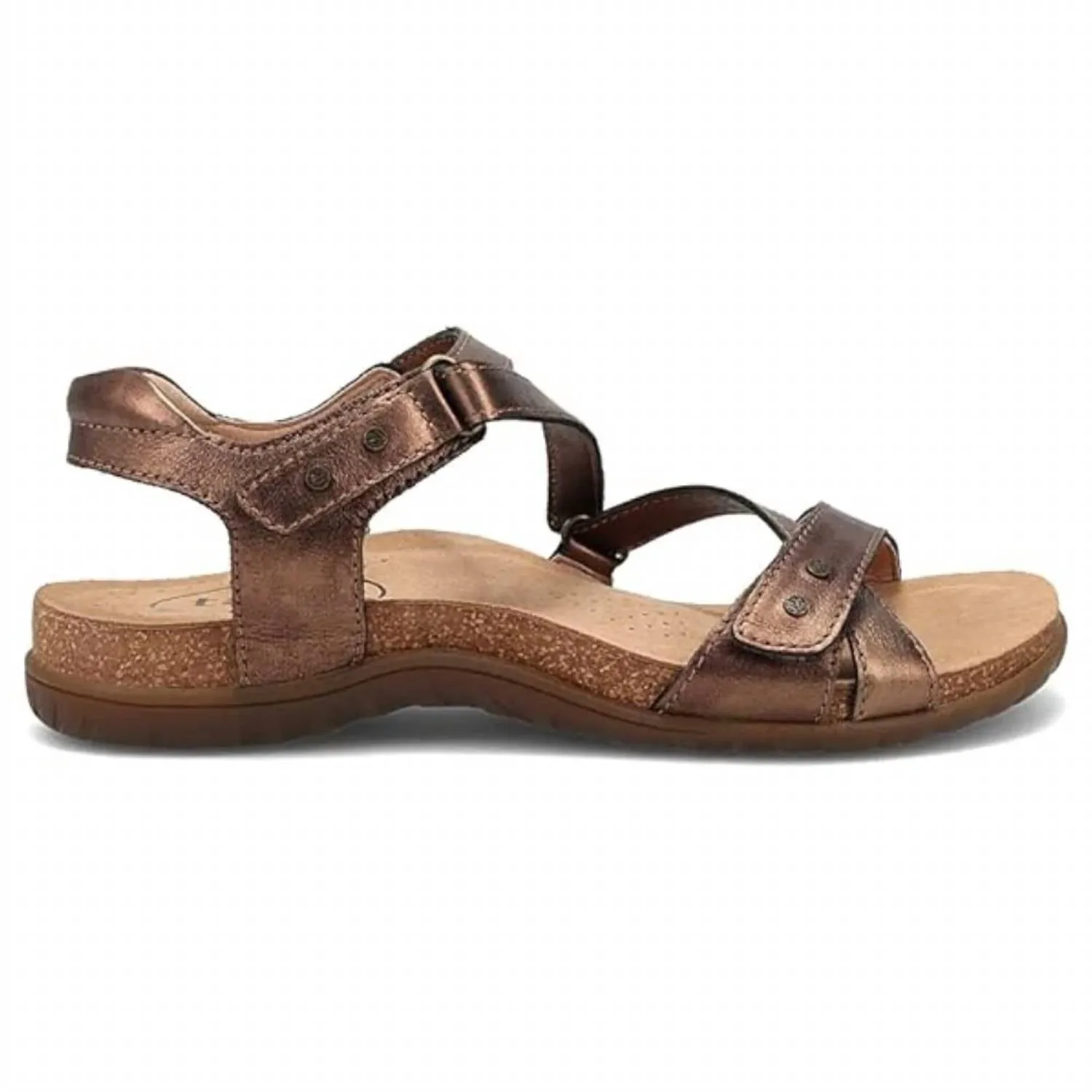 Women's Grand Z Leather Sandal In Bronze