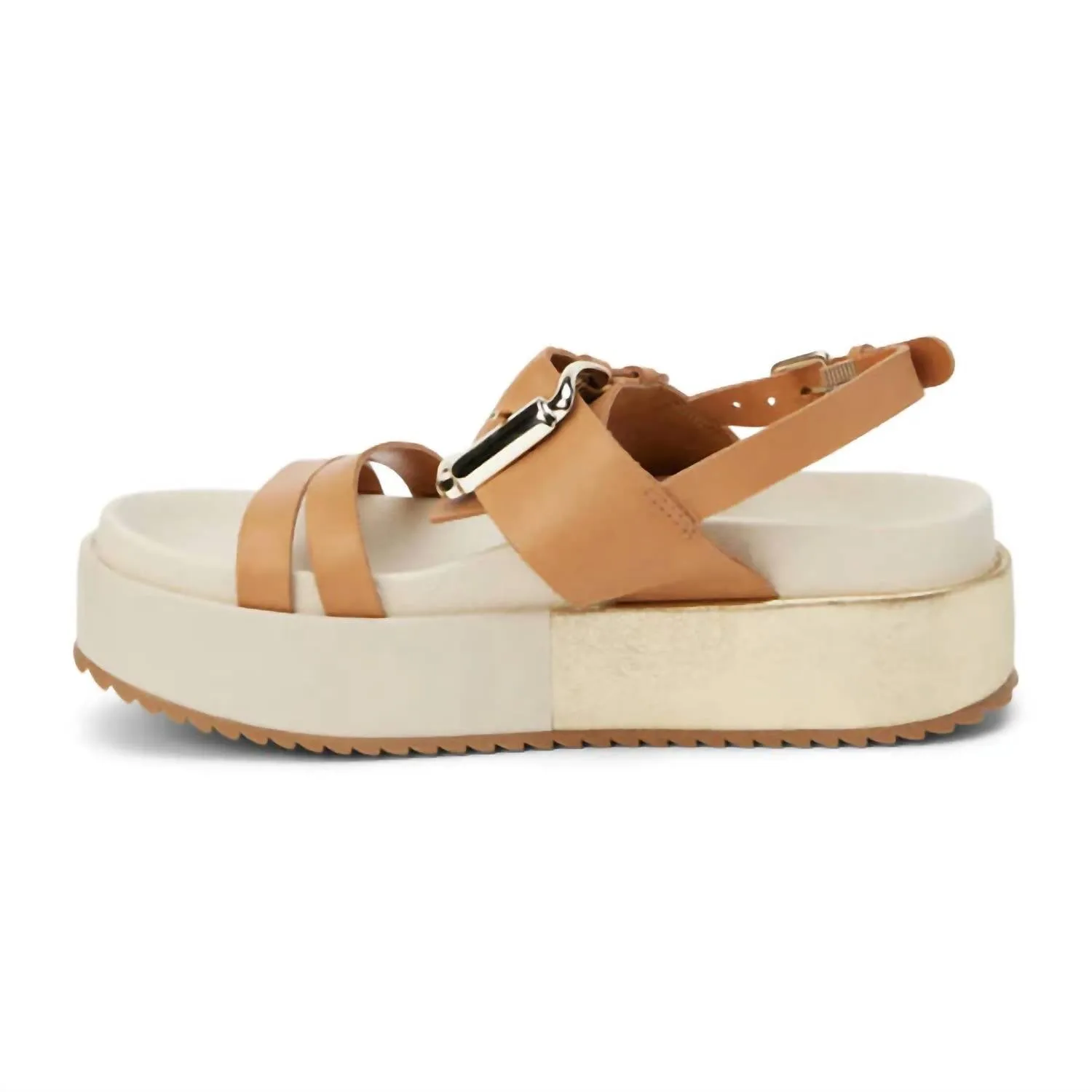 Women's Greta Platform Sandal In Brown