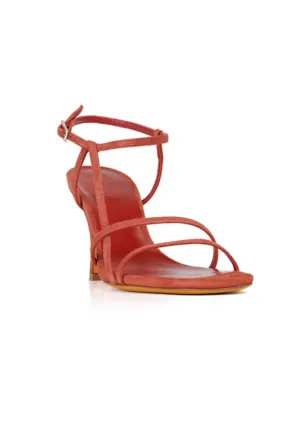 Women's Irene High Heeled Sandals In Rust