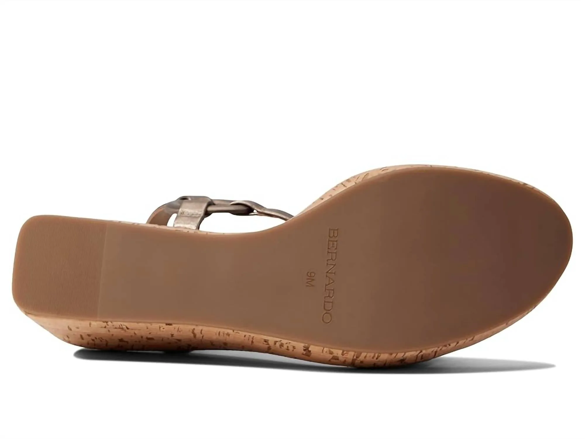 Women's Kennedy Wedge Sandals In Platinum Glove Leather