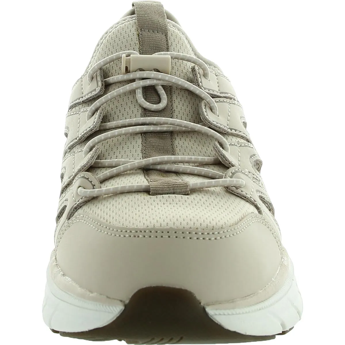 Womens Lace-Up Man Made Slip-On Sneakers