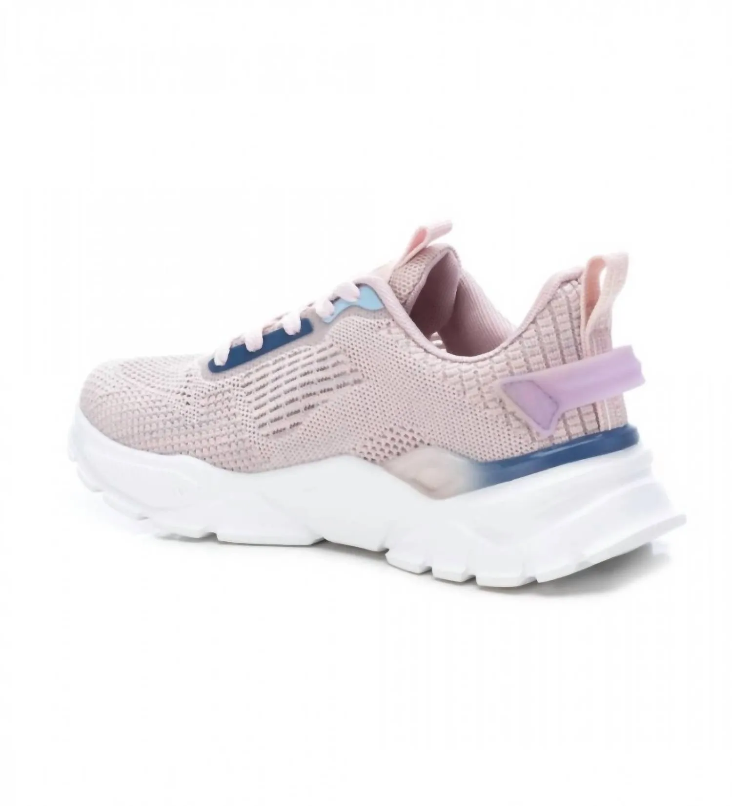 Women's Lace-Up Sneakers In Nude