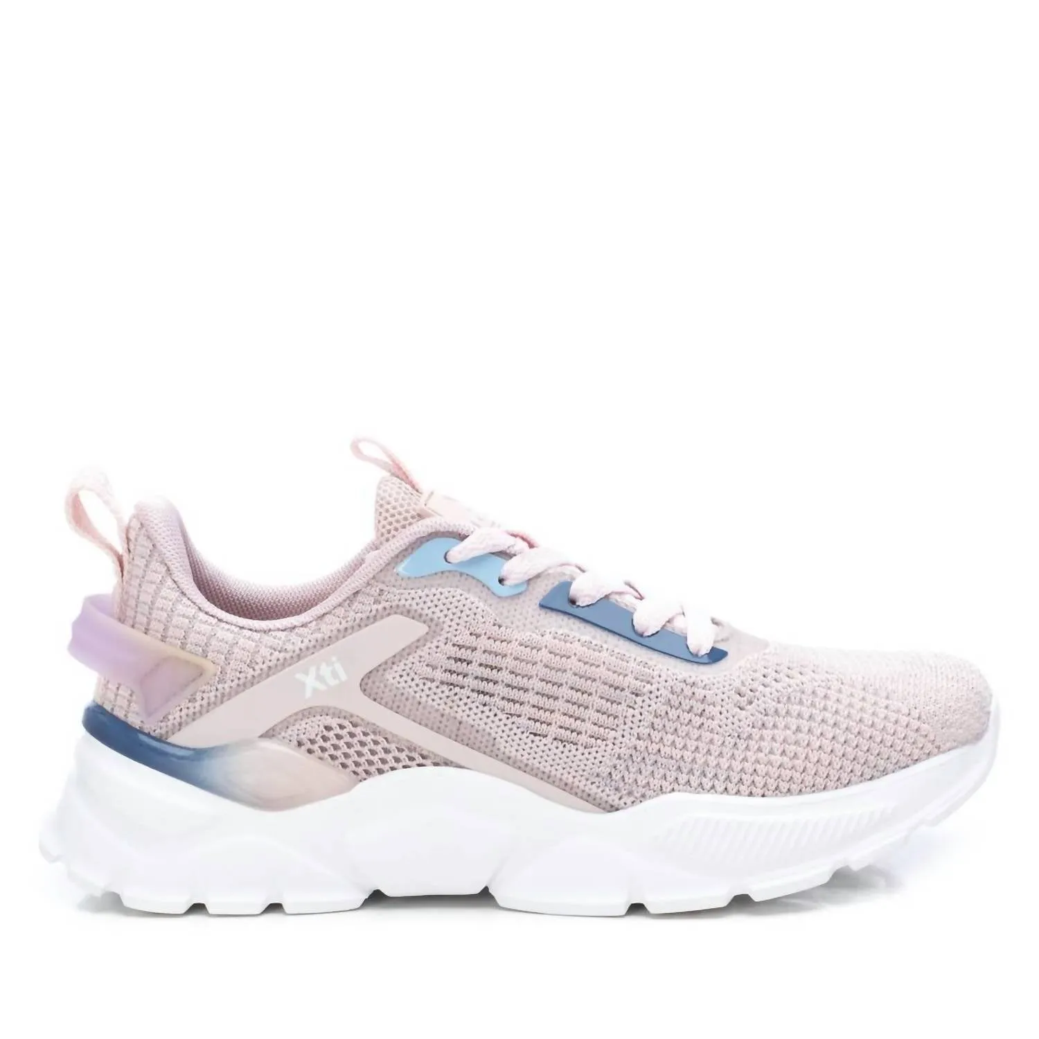 Women's Lace-Up Sneakers In Nude