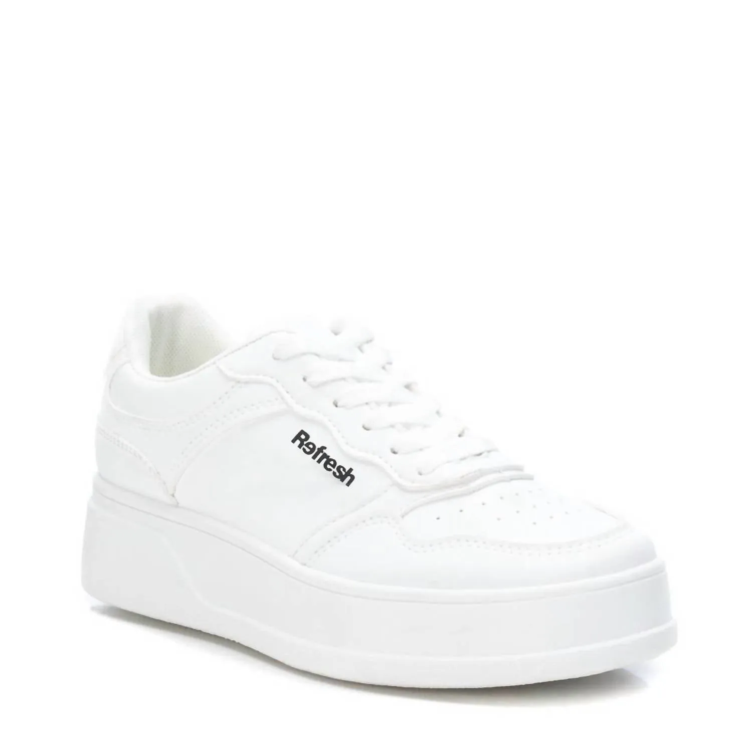 Women's Lace-Up Sneakers In White