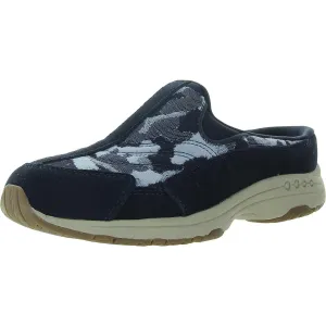 Womens Laceless Leather Slip-On Sneakers