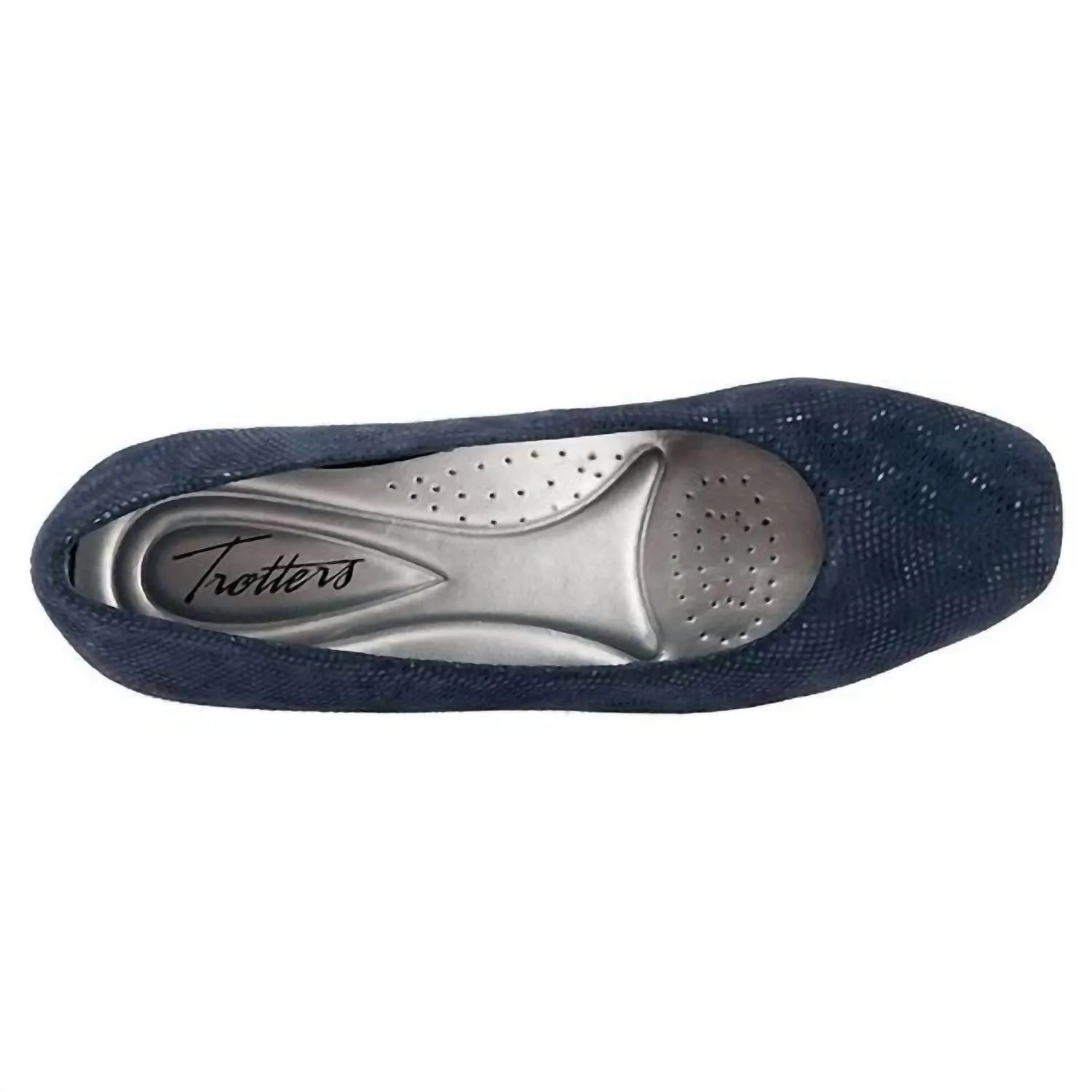Women's Lauren 3D Patent Suede Shoes In Navy