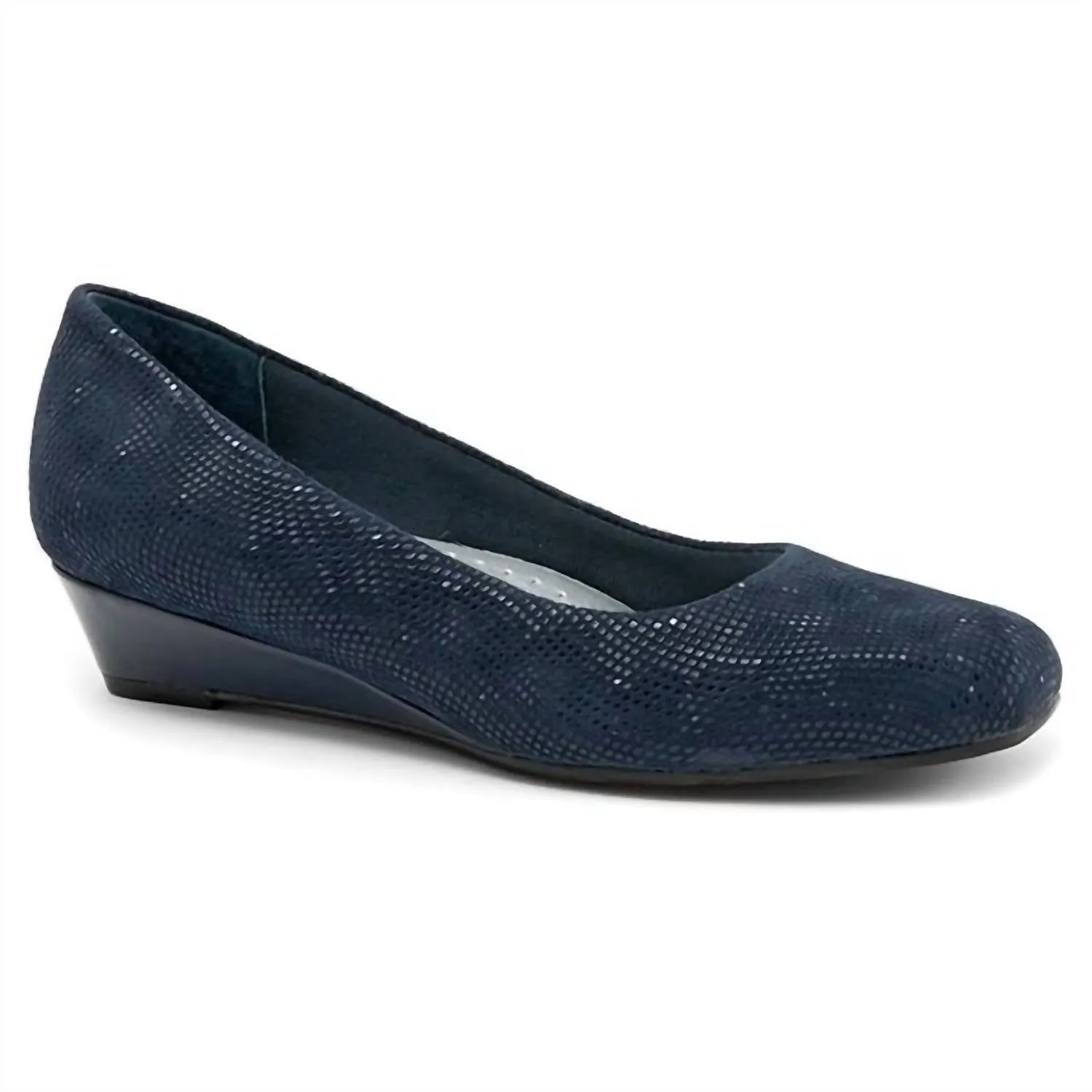 Women's Lauren 3D Patent Suede Shoes In Navy